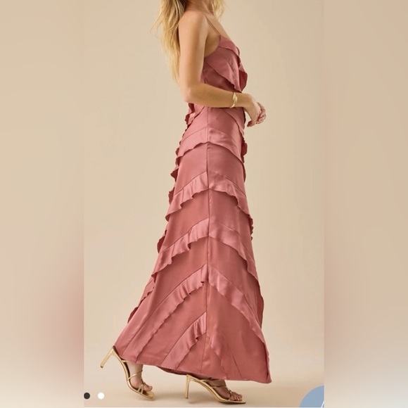 NWT Altar’d State Addison maxi dress in withered rose, size XL - Picture 3 of 10